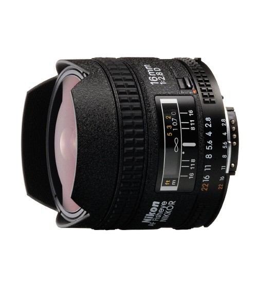 Nikon AF 16mm f/2.8D Fisheye Nikkor Lens